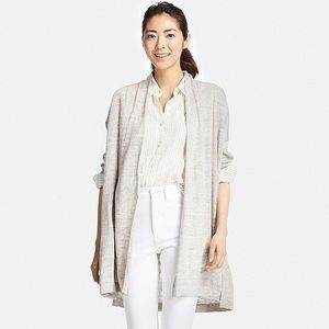 Uniqlo Women Linen Blend Cardigan